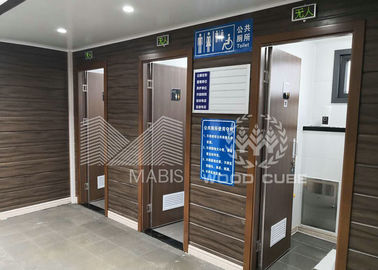 Toilette modulari prefabbricate convenienti, toilette mobili di lusso d'acciaio standard Q550