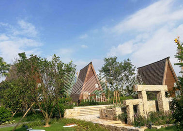 Camere di legno prefabbricate leggere della struttura d'acciaio, case prefabbricate del ceppo